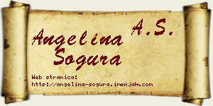 Angelina Šogura vizit kartica